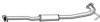 NISSA 203008H80A Middle Silencer